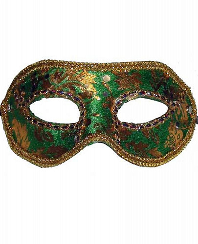 Зеленая венецианская маска 