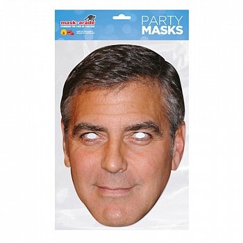 Бумажная маска Джорджа Клуни 
