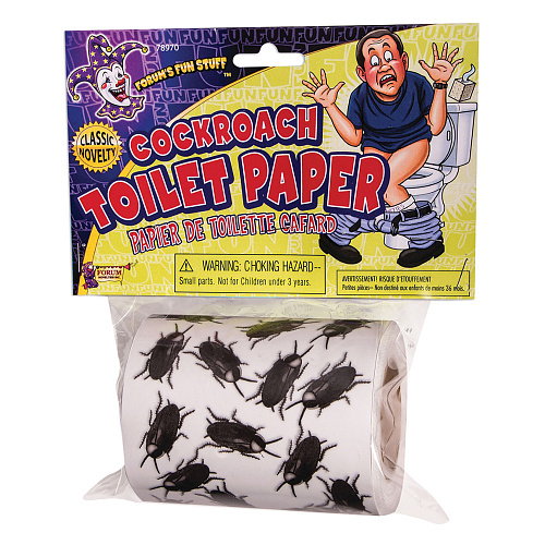 Туалетная бумага с тараканами