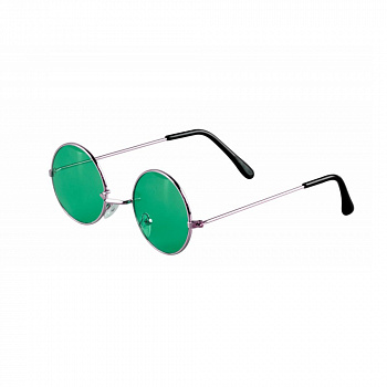 Зелёные круглые очки