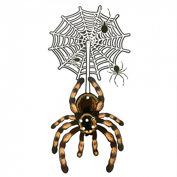 Декор на Хэллоуин «Паук на паутине»