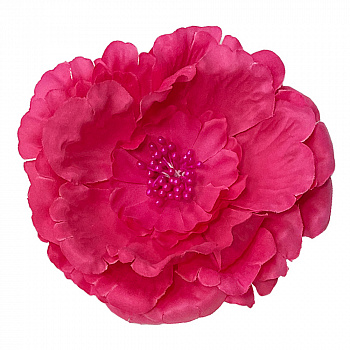 Ярко-розовая гавайская заколка цветок
