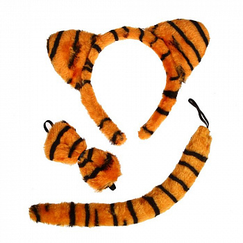 Новогодний набор «Тигр»: ушки, бабочка, хвост