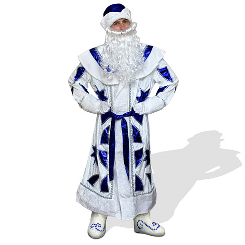 Белый костюм Деда Мороза 