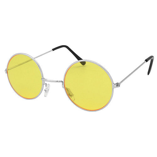 Желтые круглые очки