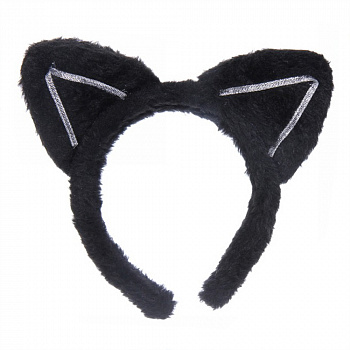 Меховые ушки черного кота 