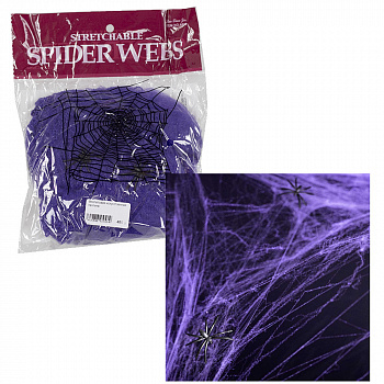 Фиолетовая искусственная паутина 20 г