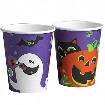Бумажные стаканчики «Весёлый Хэллоуин»
