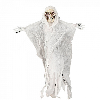 Белая кукла смерти  - украшение на Хэллоуин