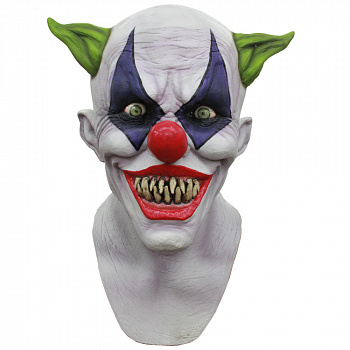 Латексная маска «Жуткий клоун» 