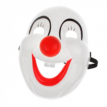 Детская карнавальная маска клоуна 