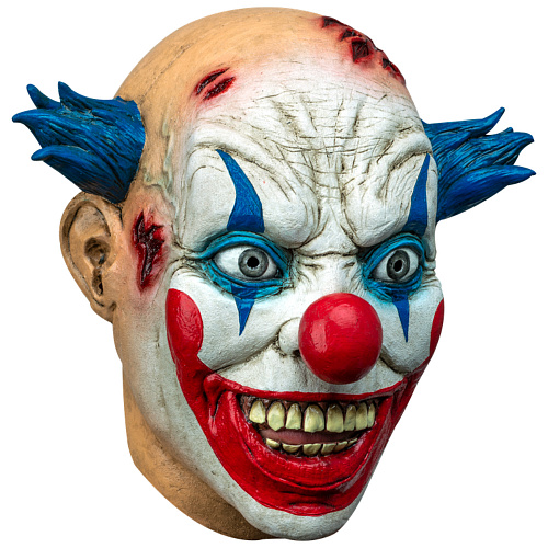 Латексная маска «Страшный клоун убийца» 