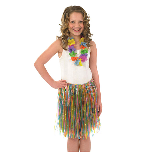 Разноцветная юбка для гавайской вечеринки