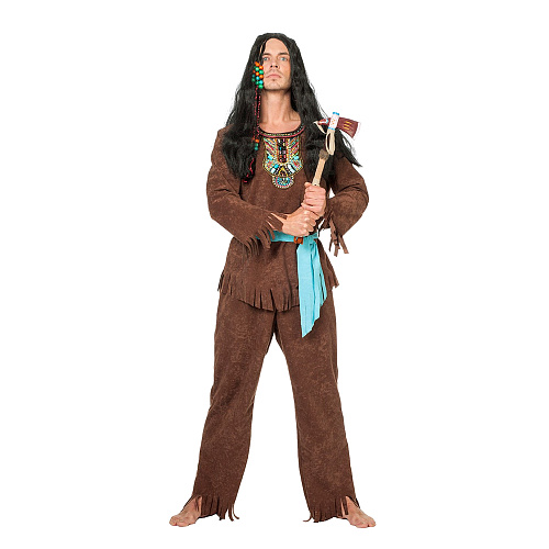 Новогодний национальный костюм индейца