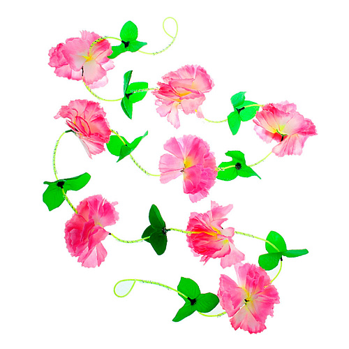 Цветочная гирлянда «Розово-белые цветы»