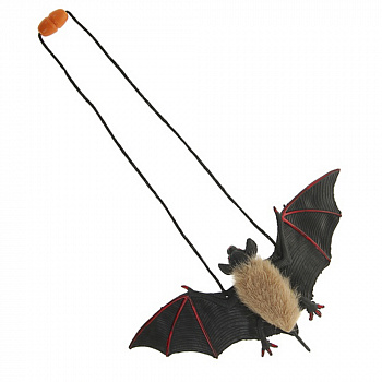 Летучая мышь с меховой спинкой на Хэллоуин