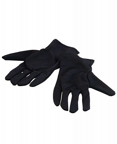 Черные мужские перчатки