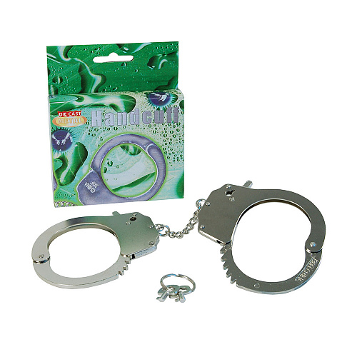 Металлические наручники полицейского