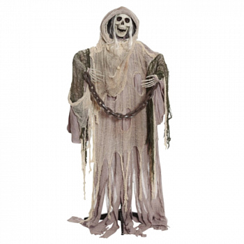 Скелет заключенного на подставке - украшение на Хэллоуин