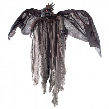 Декорация «Дракон» на Хэллоуин с движением, звуком и подсветкой