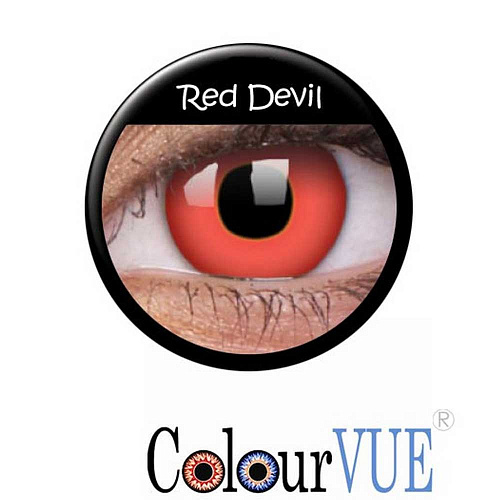 Однодневные цветные линзы Crazy «Red Devil»