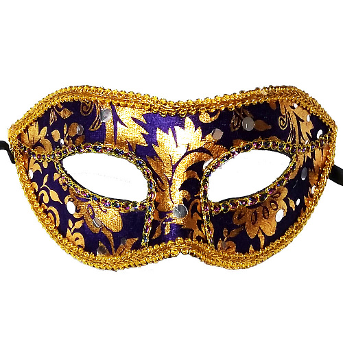 Фиолетовая венецианская маска 