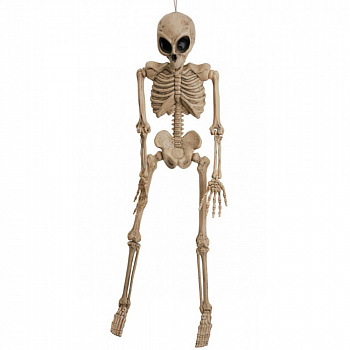 Скелет инопланетянина - декорация на Хэллоуин