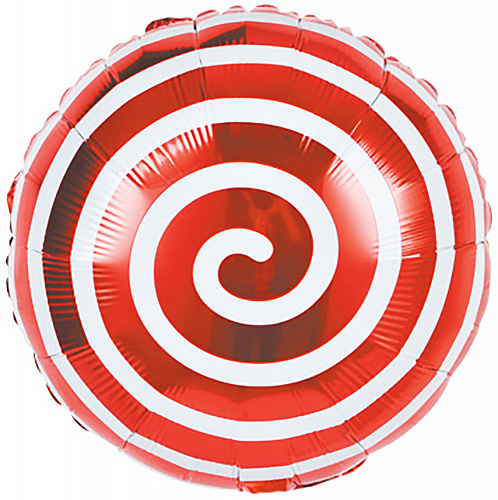 Шар-круг "Спираль(красная)" - 1 шт.
