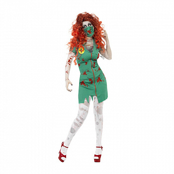 Женский костюм «Медсестра-Зомби» на Хэллоуин