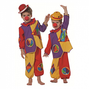 Новогодний костюм клоуна для малышей