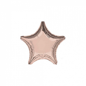 Звезда "Розовое золото" с гелием