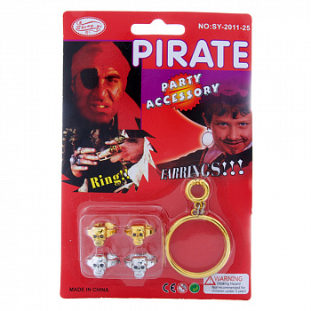 Набор пирата с кольцами
