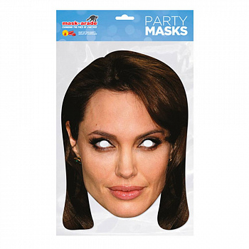 Бумажная маска Анджелины Джоли 