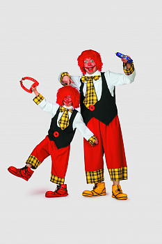 Карнавальный детский костюм клоуна