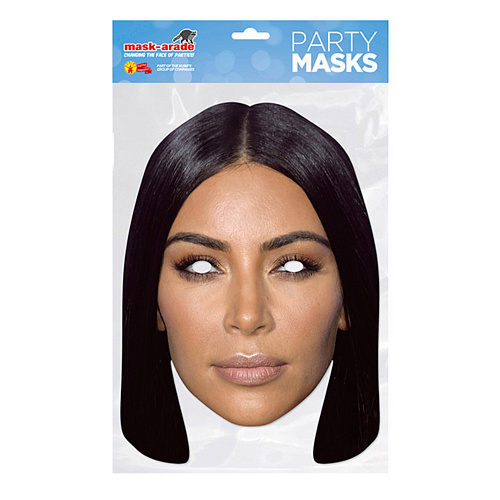 Бумажная маска Ким Кардашьян 