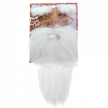 Борода Деда Мороза в наборе с бровями