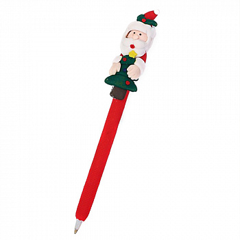 Ручка новогодняя «Санта с ёлочкой»