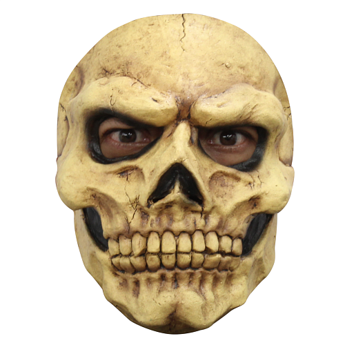Латексная маска «Череп» на Хэллоуин 