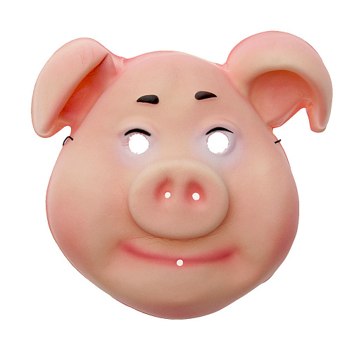 Новогодняя маска свиньи