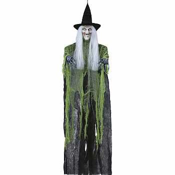 Кукла ведьмы - украшение на Хэллоуин