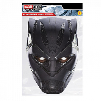 Бумажная маска из фильма «Черная пантера» вселенной Marvel  