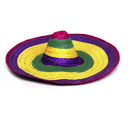 Шляпа Сомбреро разноцветная