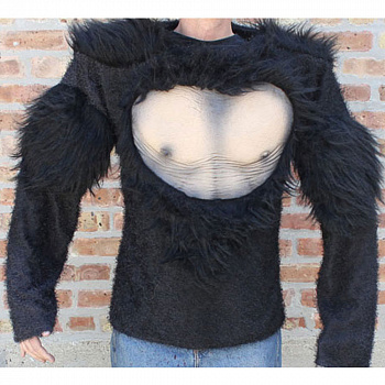Меховая кофта для костюма обезьяны