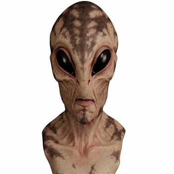 Латексная маска пришельца «Зона 51» 