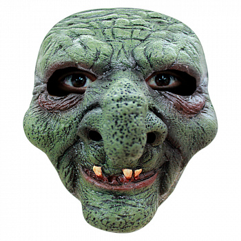 Латексная маска Бабы-Яги 