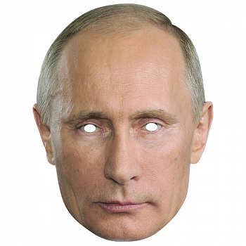 Бумажная маска Владимира Путина 