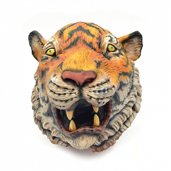 Реалистичная латексная маска тигра 
