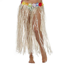 Длинная юбка для гавайской вечеринки 80 см