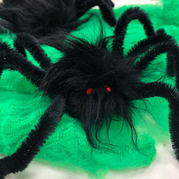 Мохнатый паук на Хэллоуин