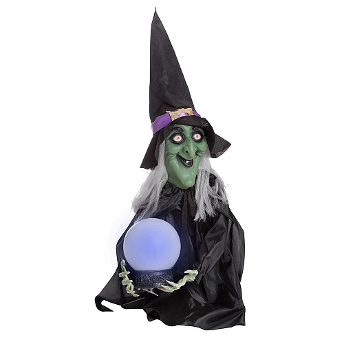 Декорация на Хэллоуин - Ведьма с подсветкой и звуком